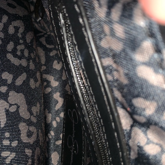 Jessica Simpson Black Leather purse with L/Bow. New - Picture 11 of 12